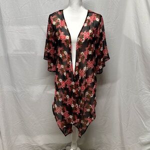 New Mesh Floral Duster